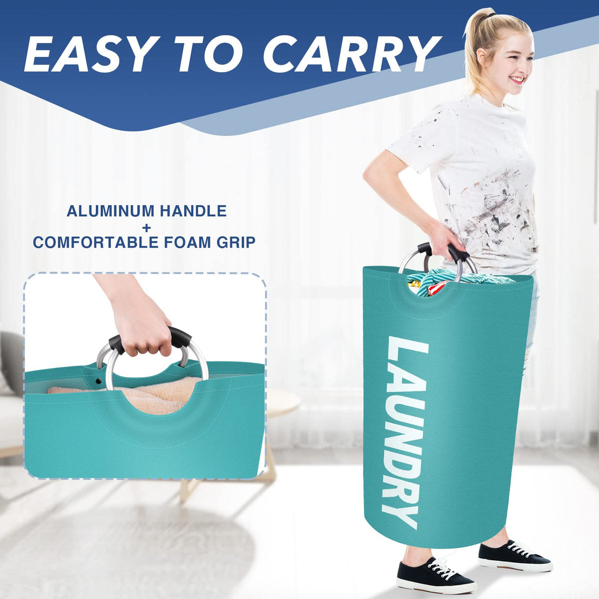Collapsible Laundry Hamper Basket