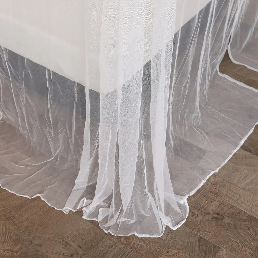 Four-Door Square Mosquito Net Canopy