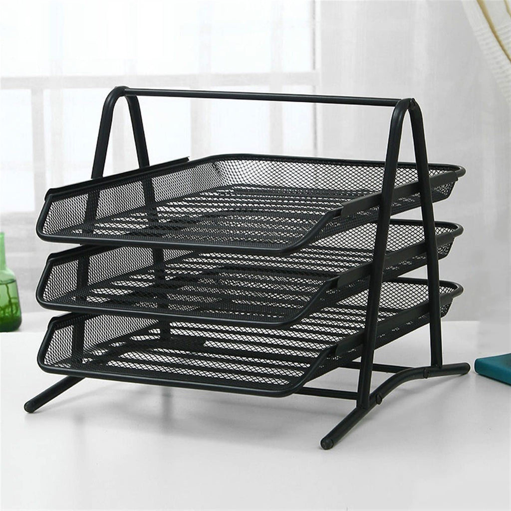 Steel Mesh Paper Organizer