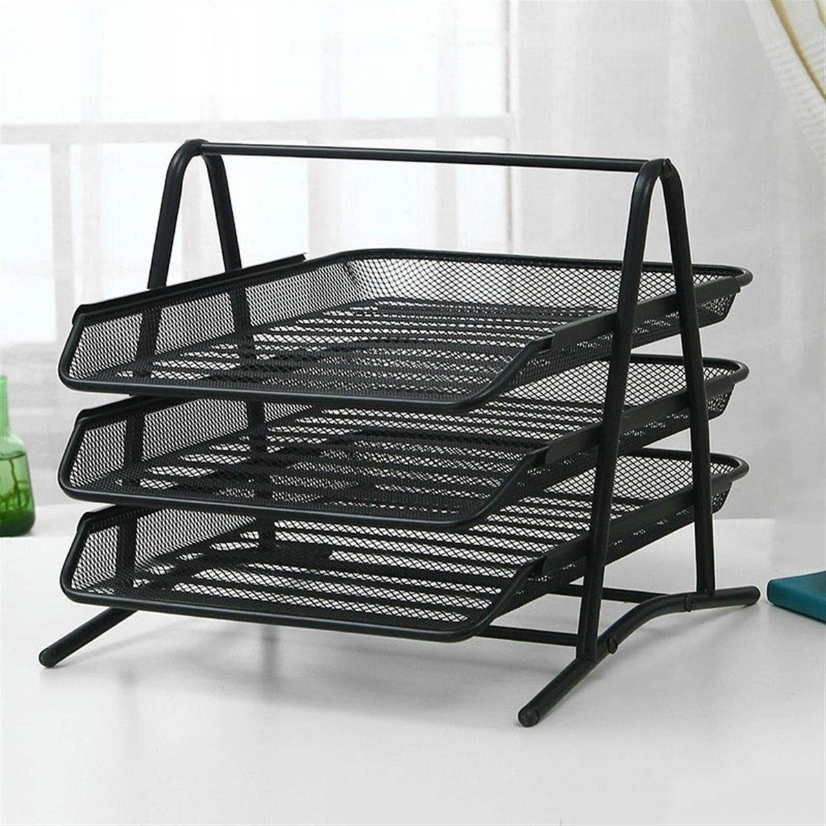 Steel Mesh Paper Organizer