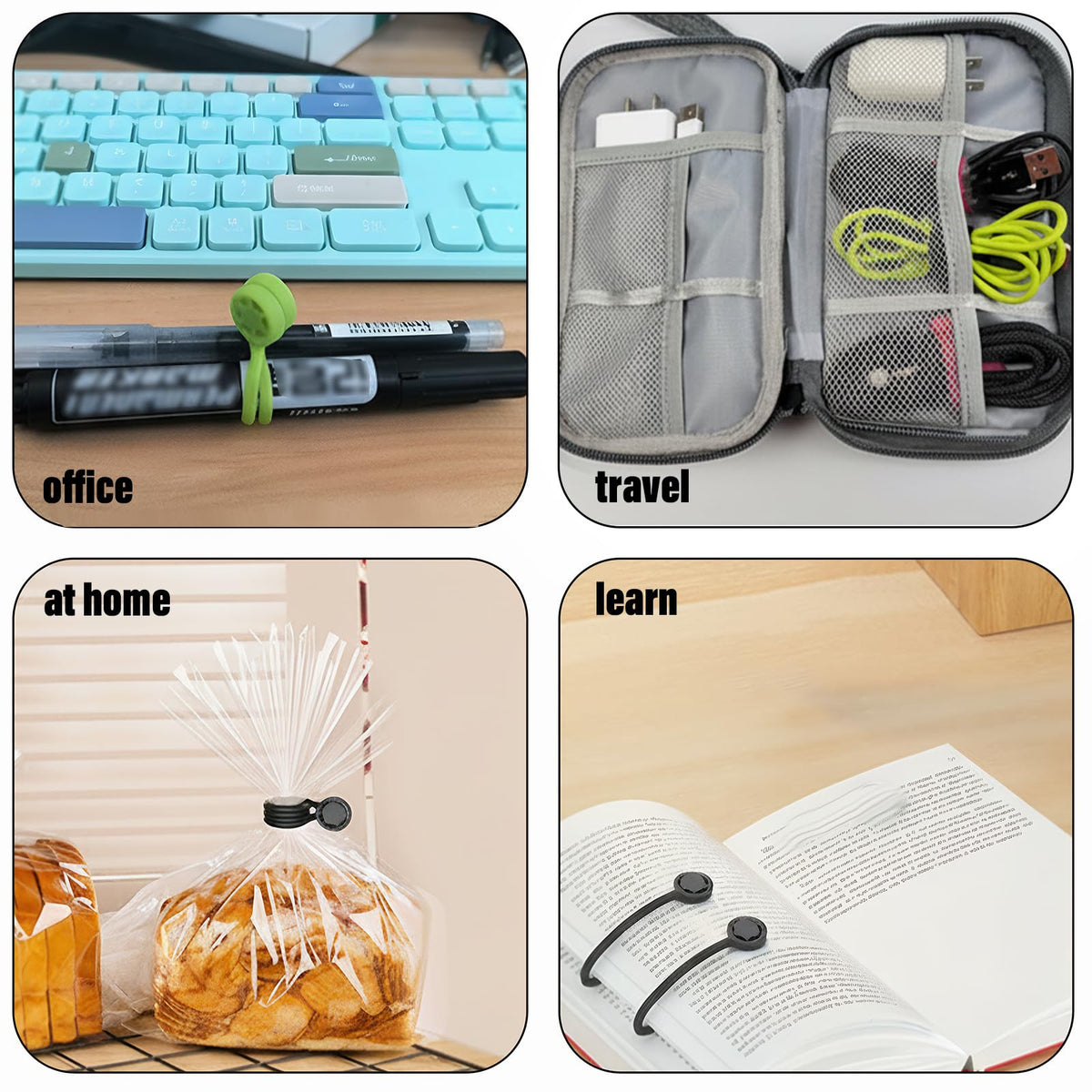 Magnetic Cable Ties (3 Pcs)