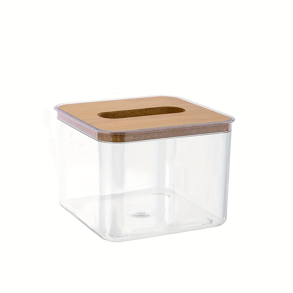 Bamboo Tissue Holder