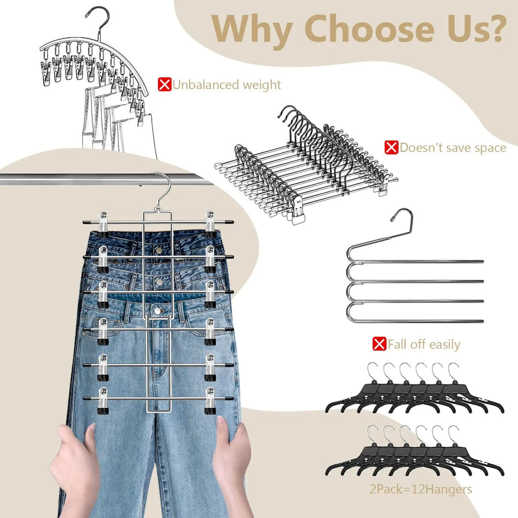 6 Tier Pants Hanger