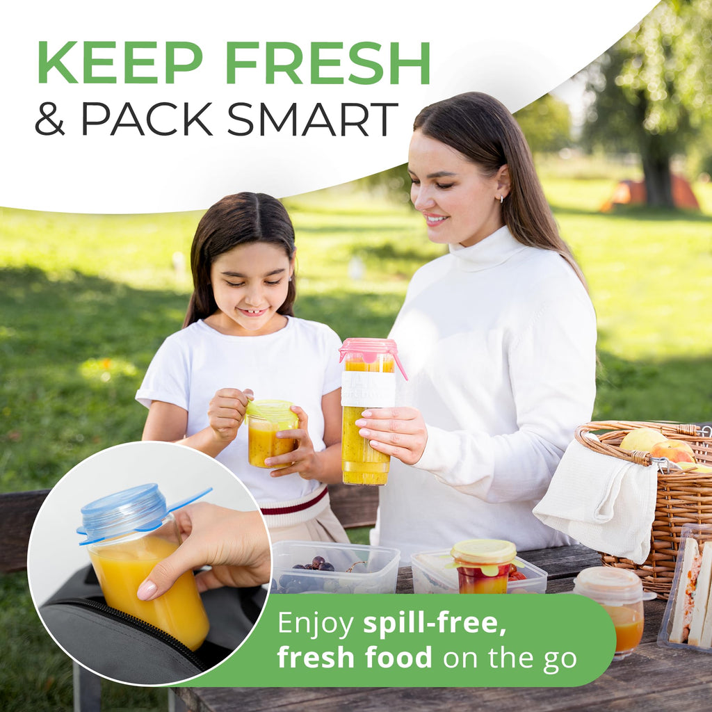 Reusable Silicone Jar Covers (12 pcs)