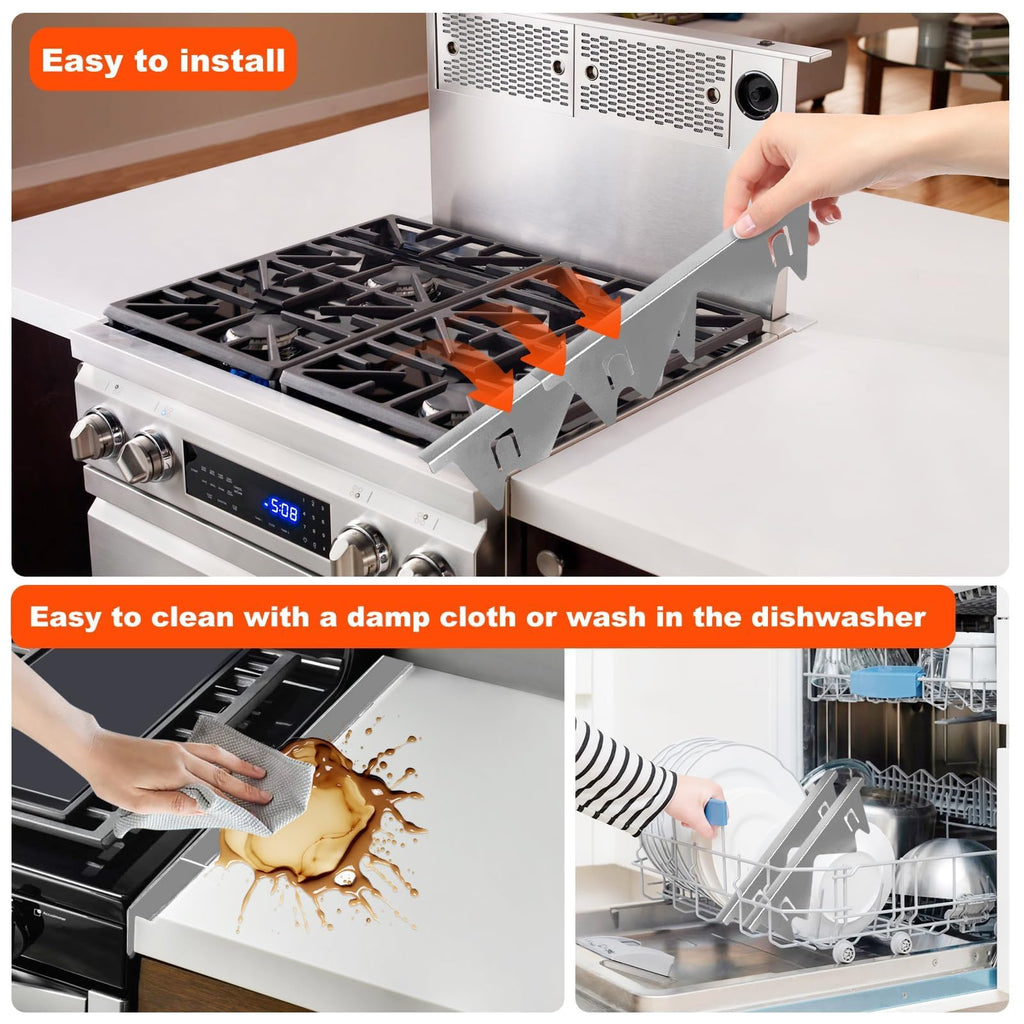 Stainless Steel Stove Gap Covers