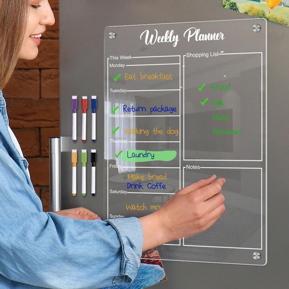 Magnetic Weekly Planner