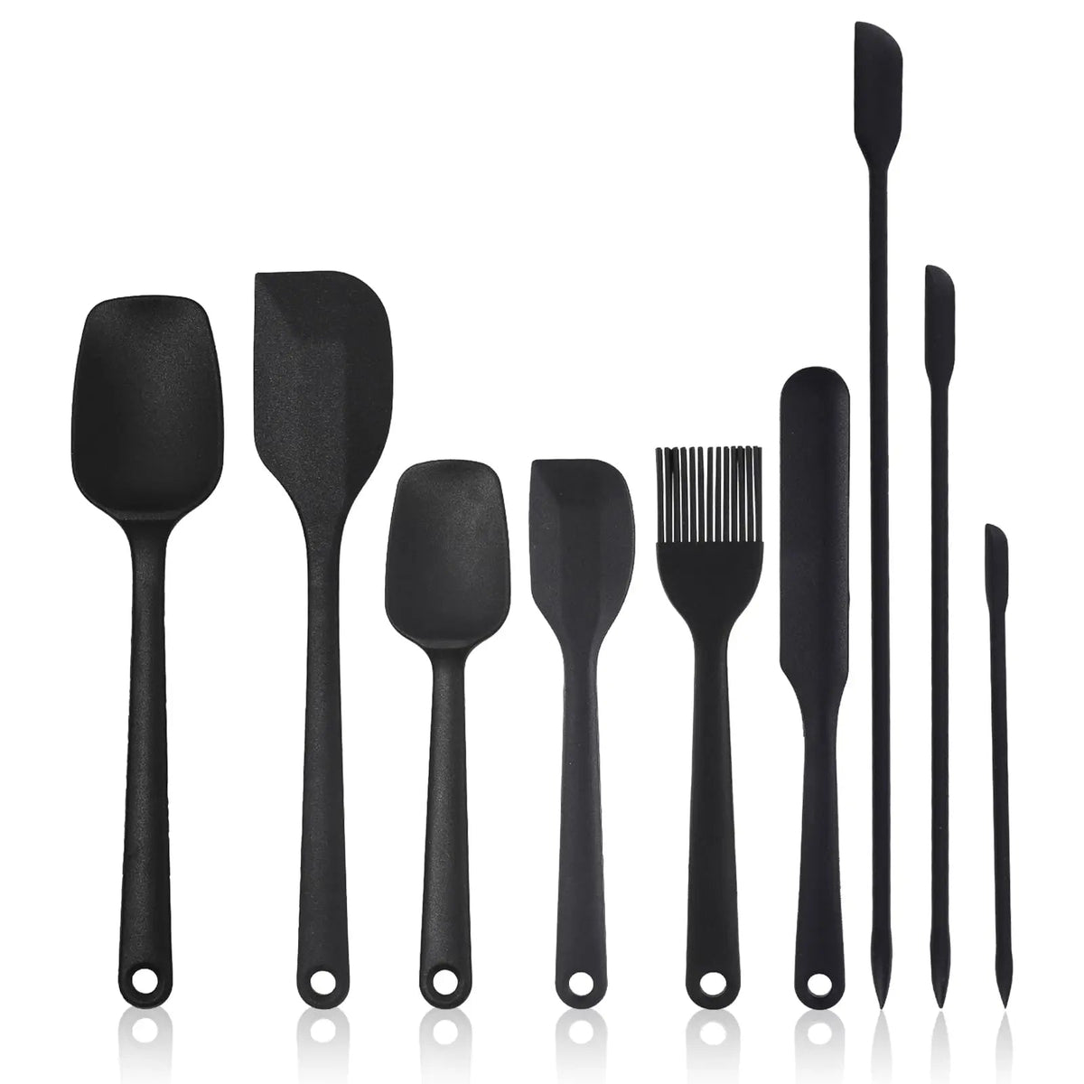 Silicone Spatula Set (9 Pcs)