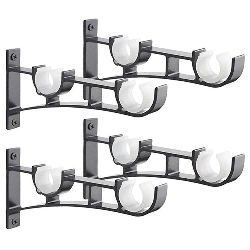 Double Curtain Bracket (2 Pcs)