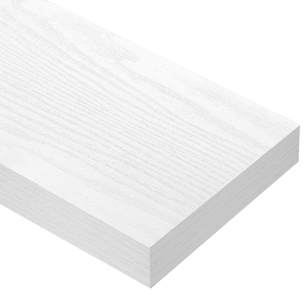 White Wooden Floating Shelf