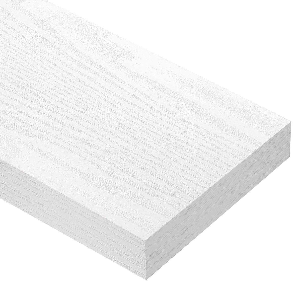 White Wooden Floating Shelf