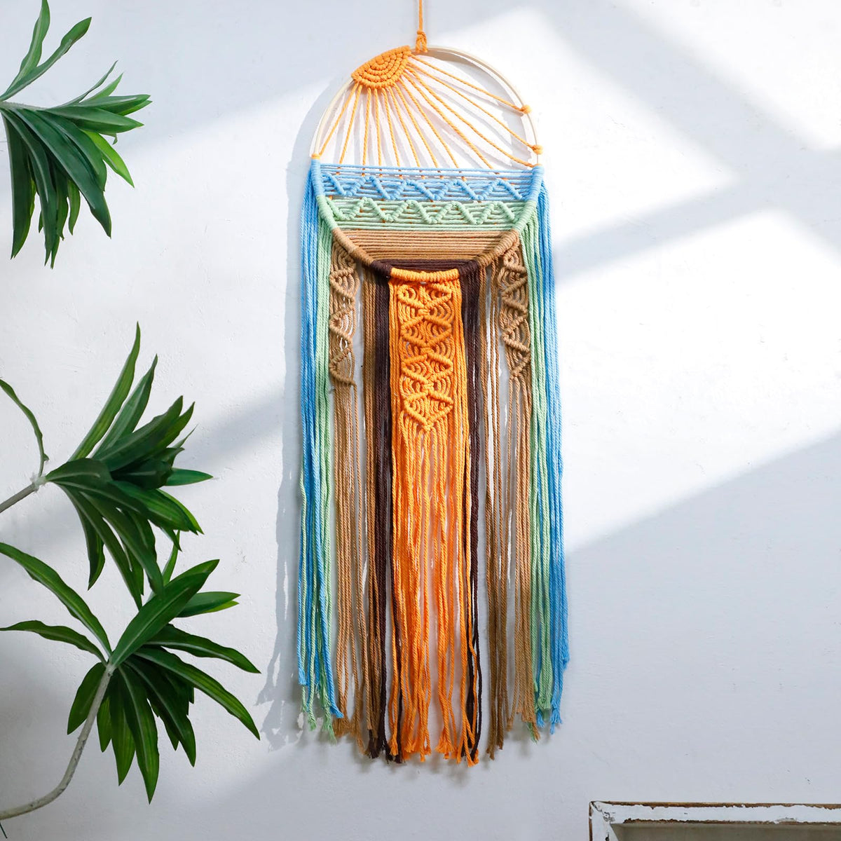 Macrame Sunrise Wall Hanging