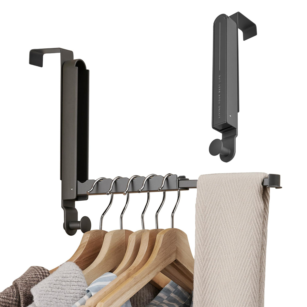 Retractable Door Hanger Rack