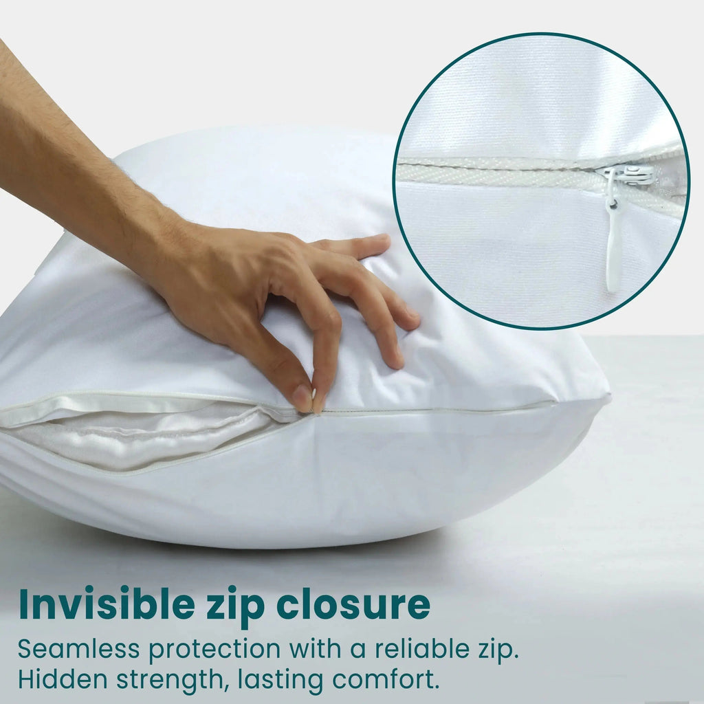 Waterproof Zippered Pillow Protector
