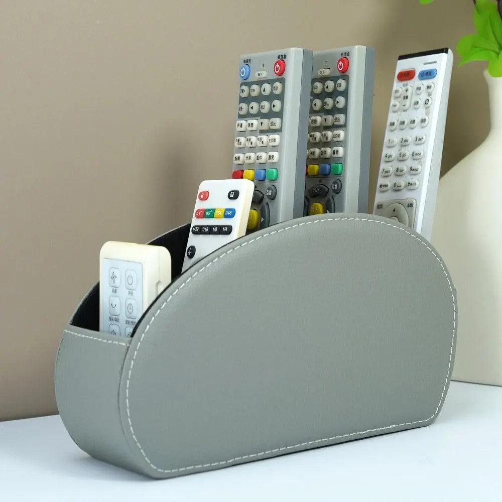 Vegan Leather Remote Control Holder