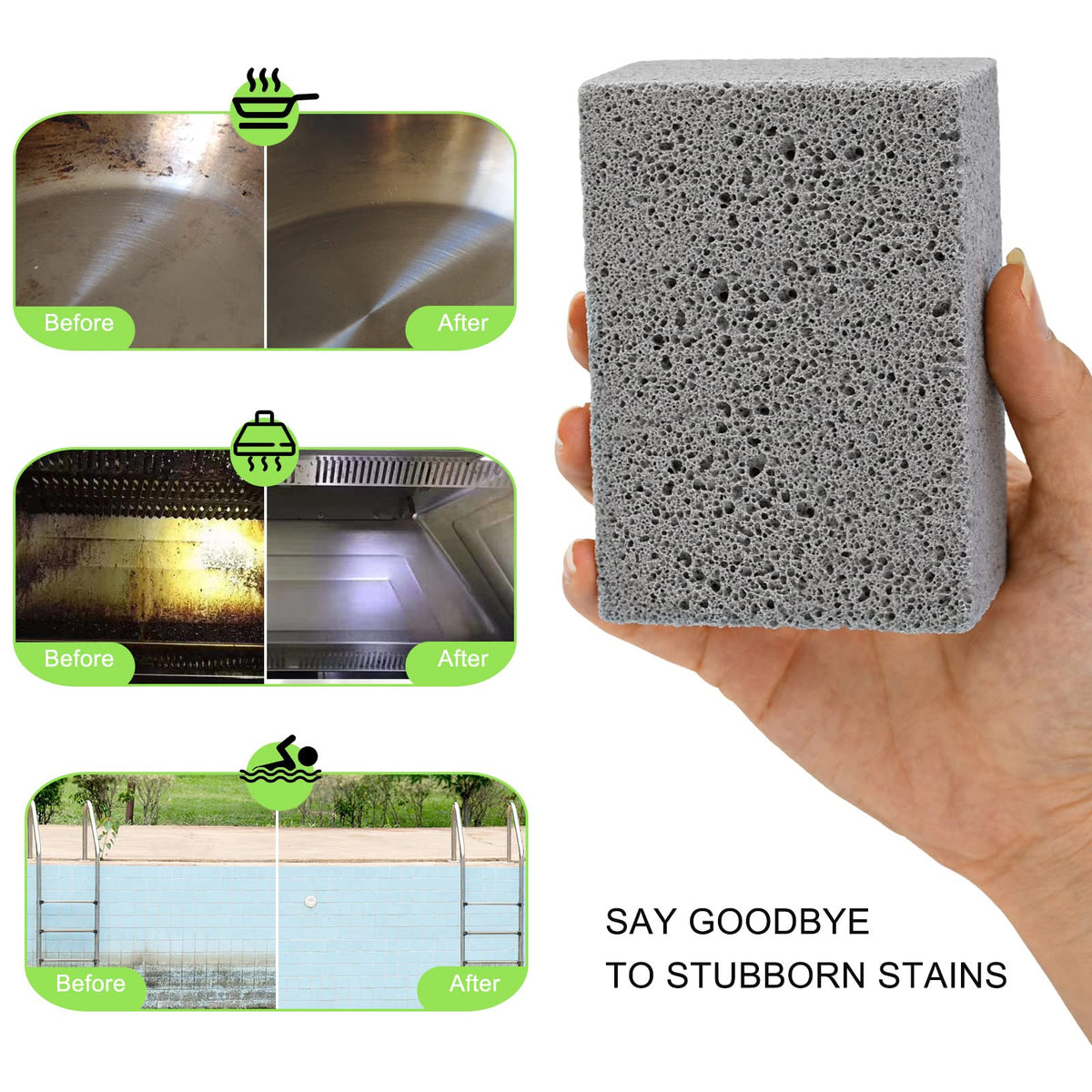 Pumice Grill Cleaning Brick (6 Pack)