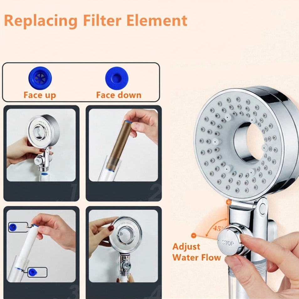 Double-Sided Shower Head