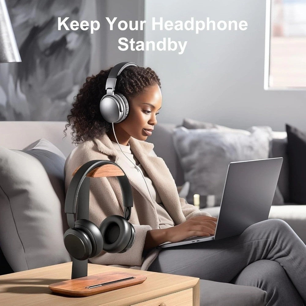 Headphone Stand with Storage Base
