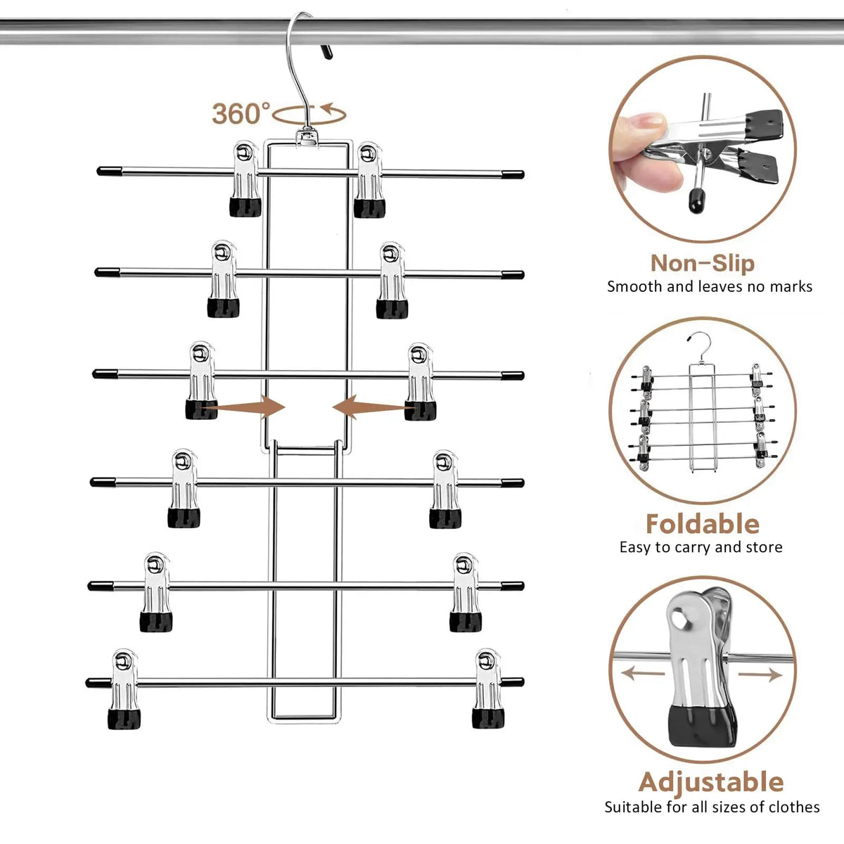 6 Tier Pants Hanger