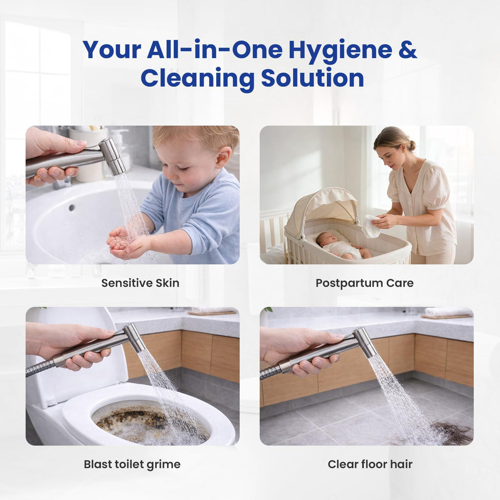 Stainless Bidet Sprayer Set