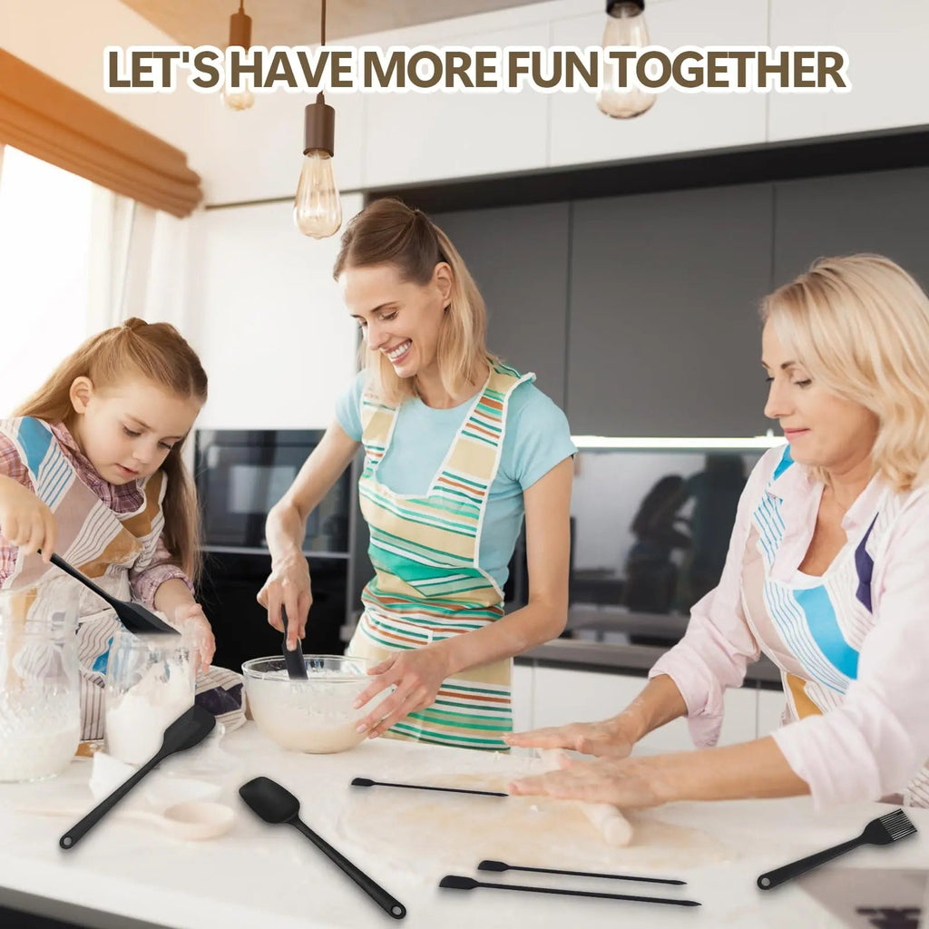 Silicone Spatula Set (9 Pcs)