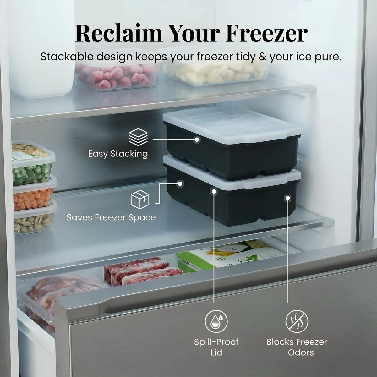 Jumbo Silicone Ice Tray