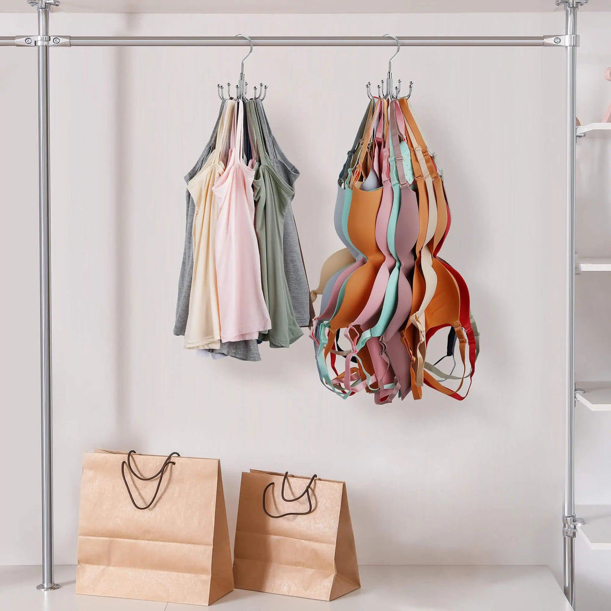 Rotating Bra Organizer Hanger