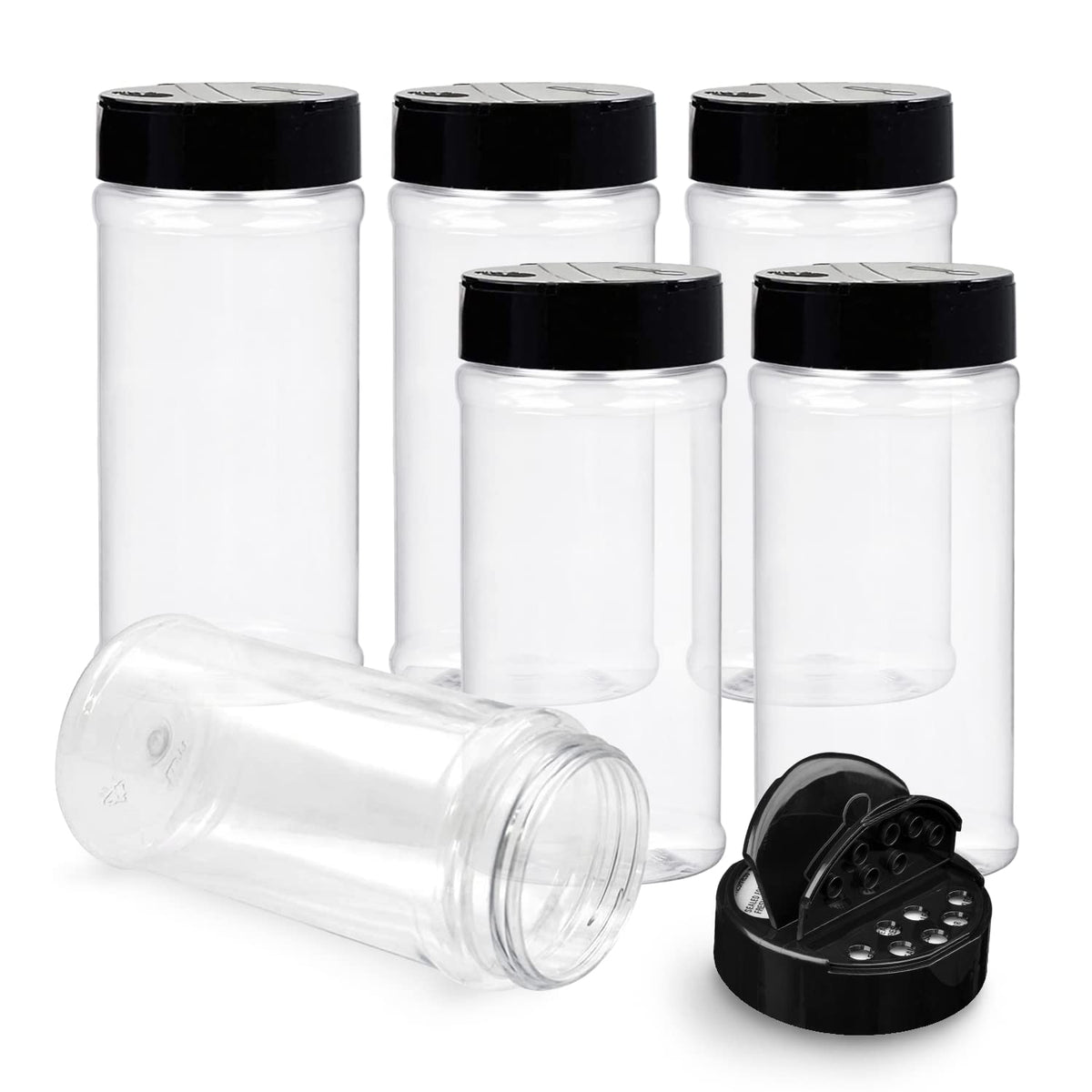Plastic Spice Jar Set (4 Pcs)