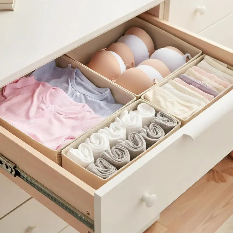 Foldable Drawer Organizer Set (12 Pcs)