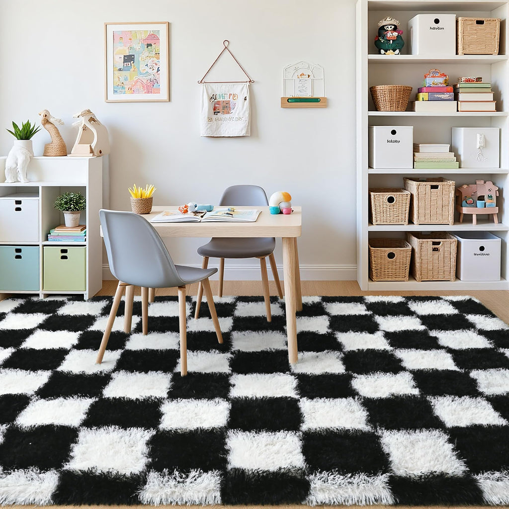 Checkered Area Rug