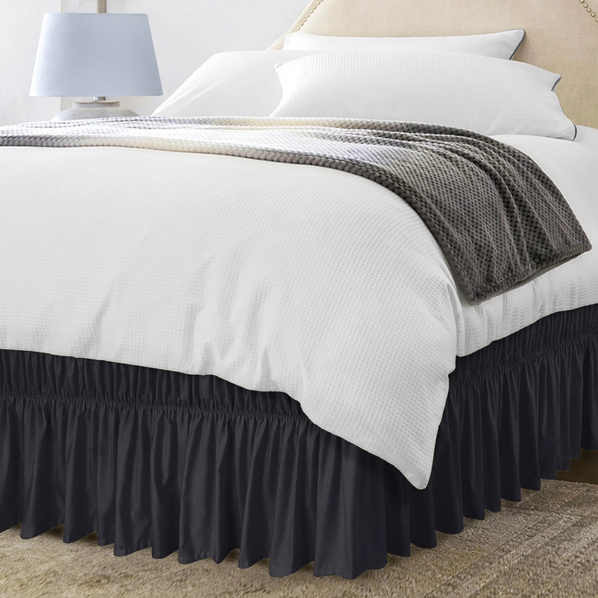 Elastic Wrap Bed Ruffle