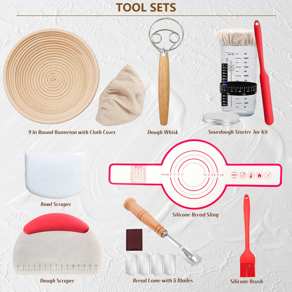 Sourdough Starter Kit (19 Pcs)