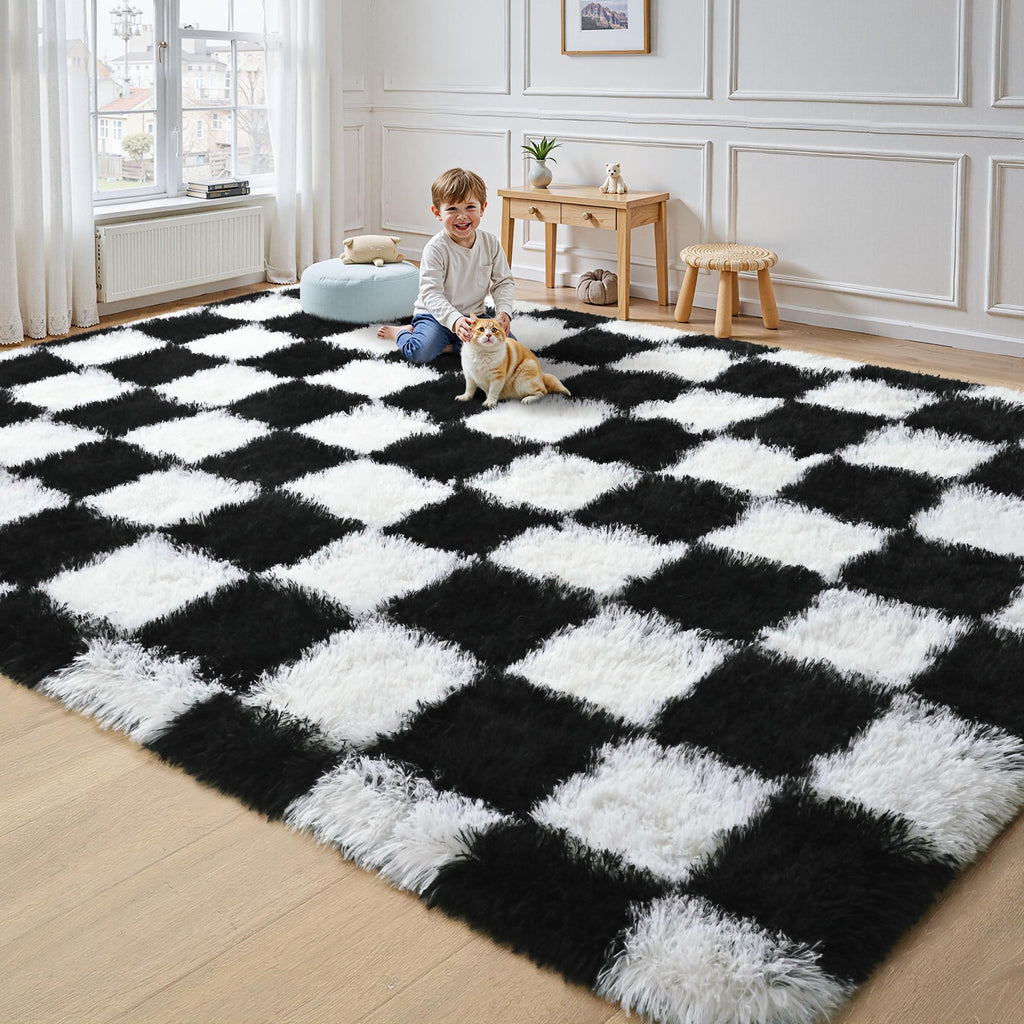 Checkered Area Rug