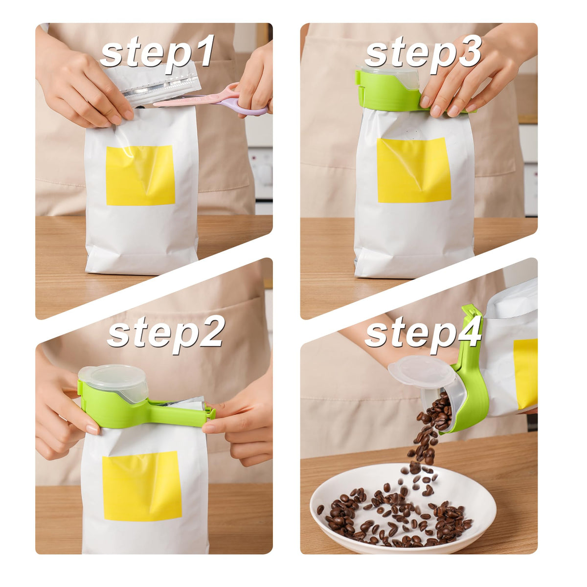 Pour Spout Bag Clips (4 Pcs)