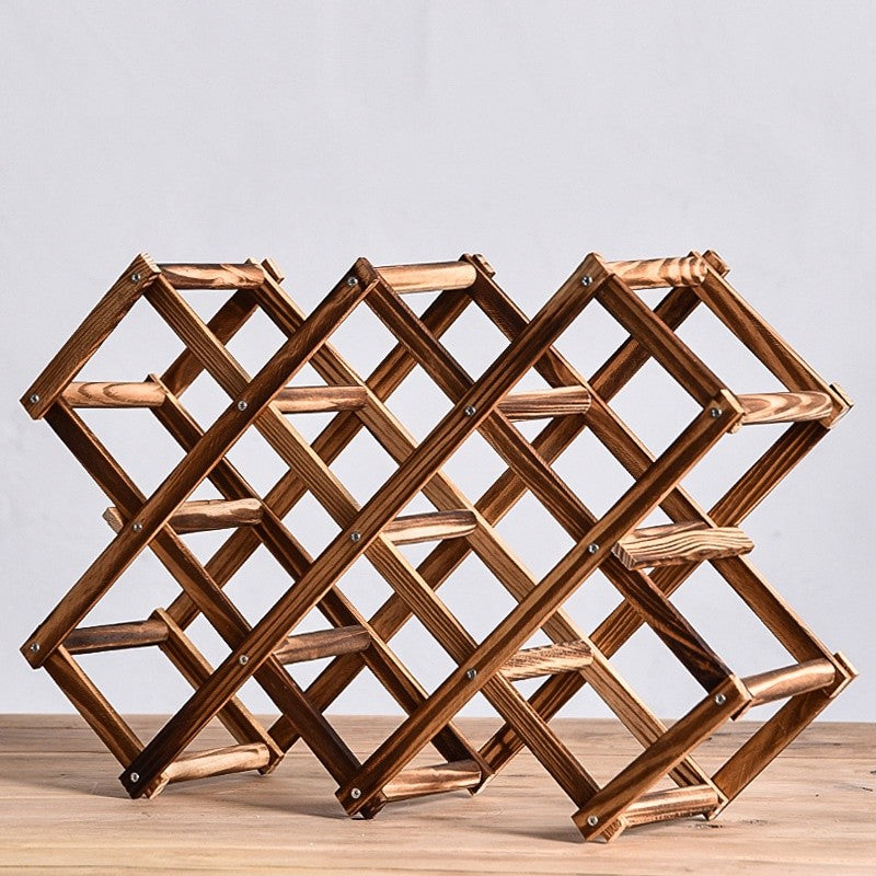 Foldable Wooden Wine Rack