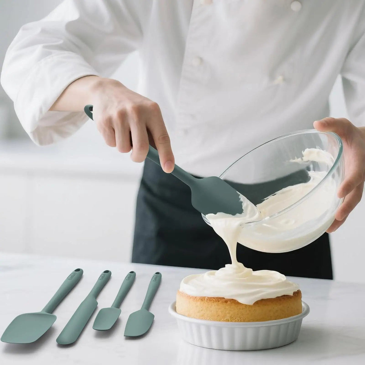 Silicone Spatula Set (9 Pcs)