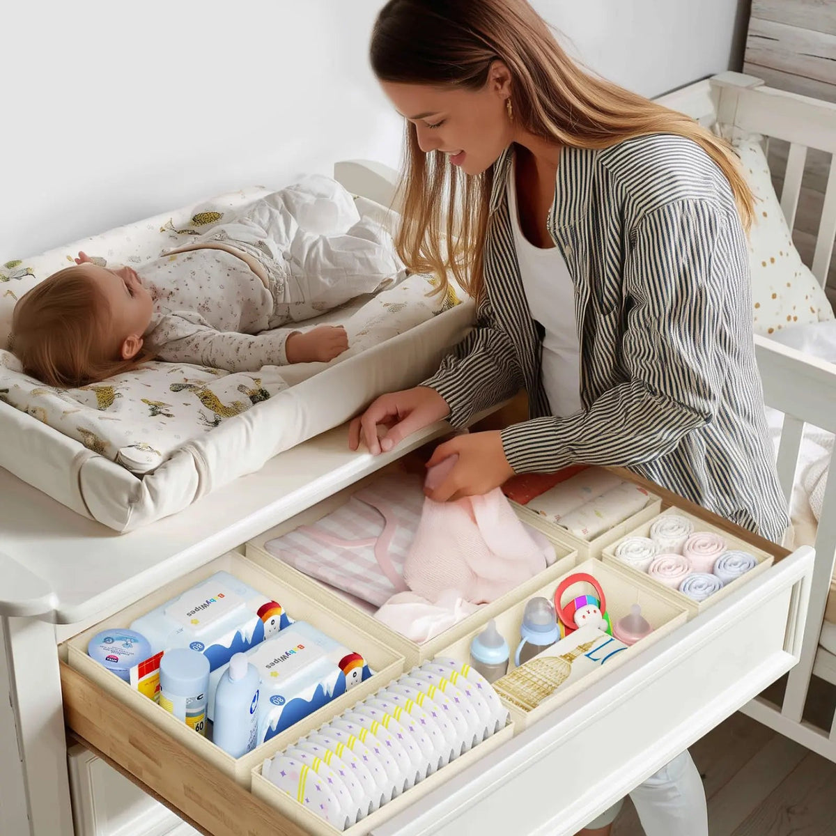 Foldable Drawer Organizer Set (12 Pcs)