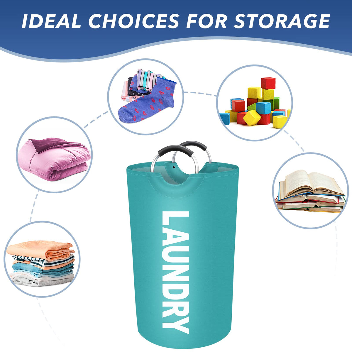 Collapsible Laundry Hamper Basket