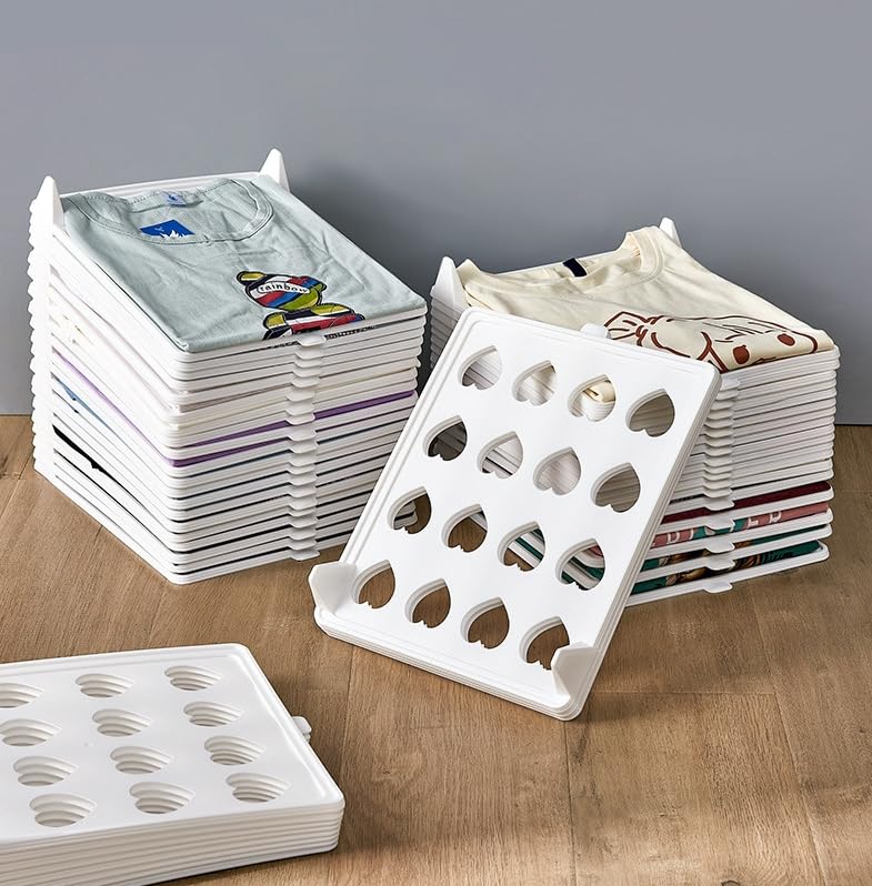 Stackable Shirt Organizer (5 pcs)