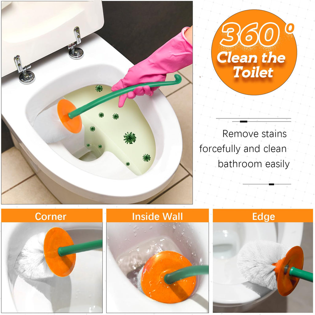 Cherry Toilet Brush Set