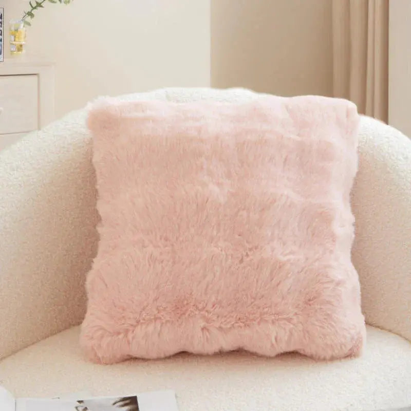Faux Fur Velvet Pillow Cover