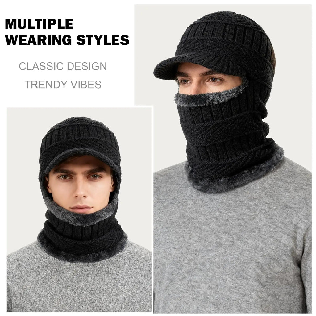 Winter Fleece Balaclava Beanie