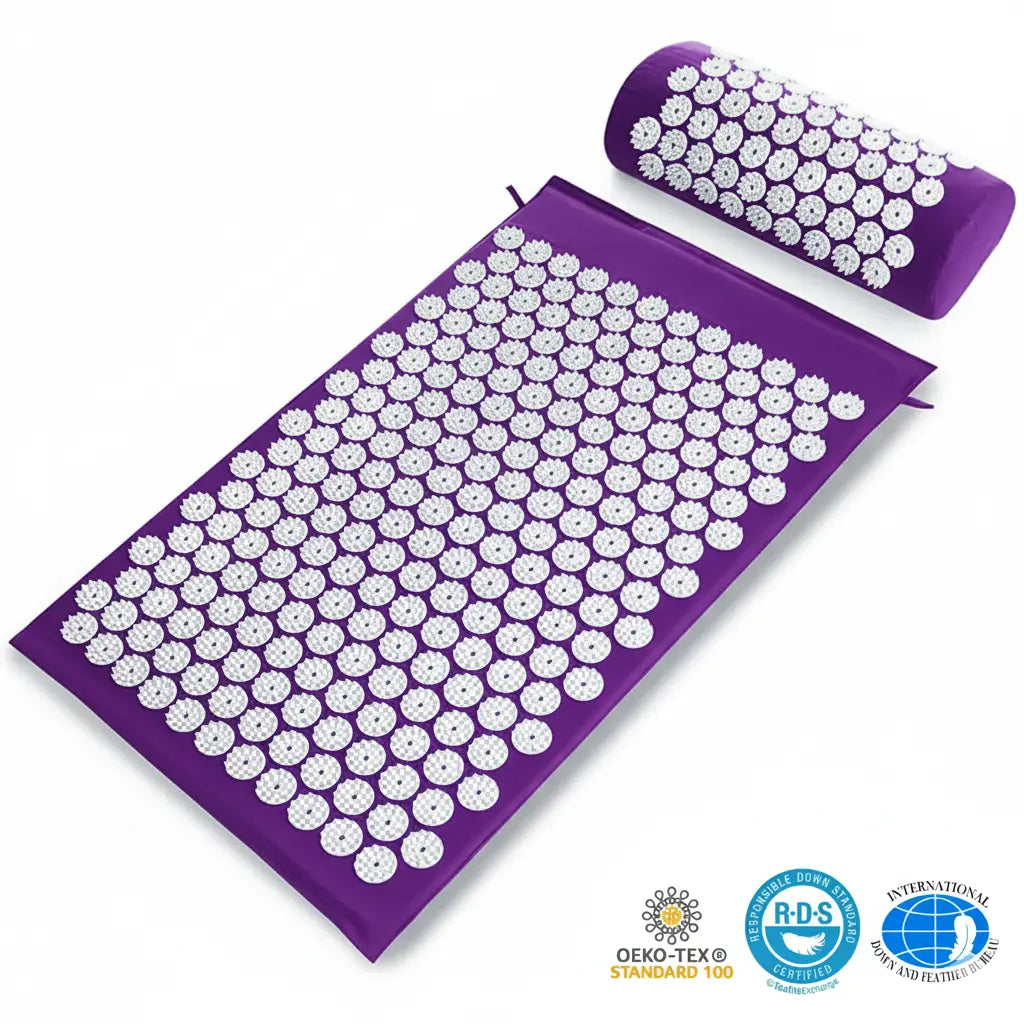 Acupressure Mat and Pillow Set