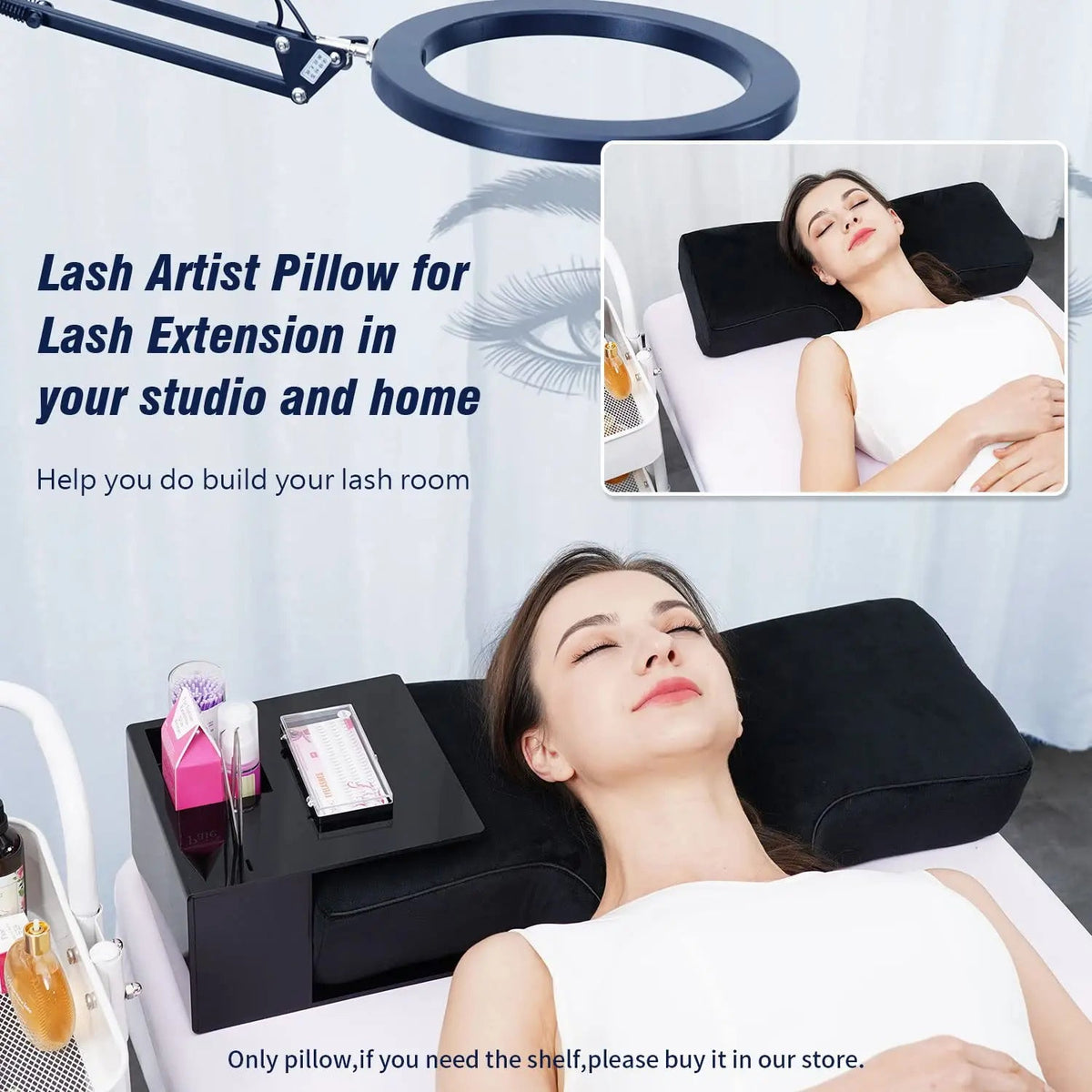 Lash Extension Support Pillow