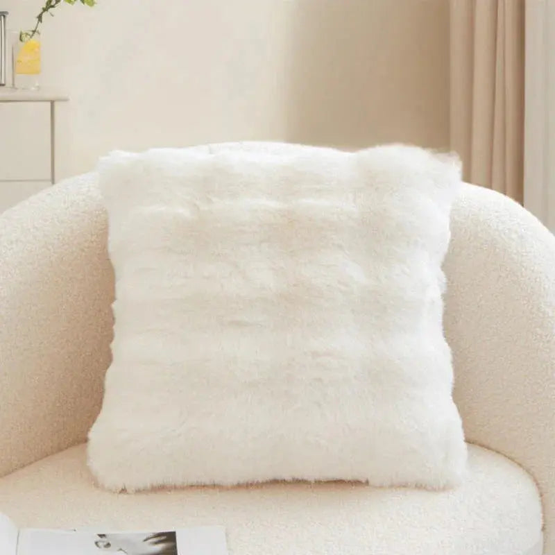 Faux Fur Velvet Pillow Cover