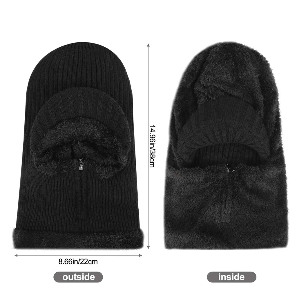 Winter Fleece Balaclava Beanie