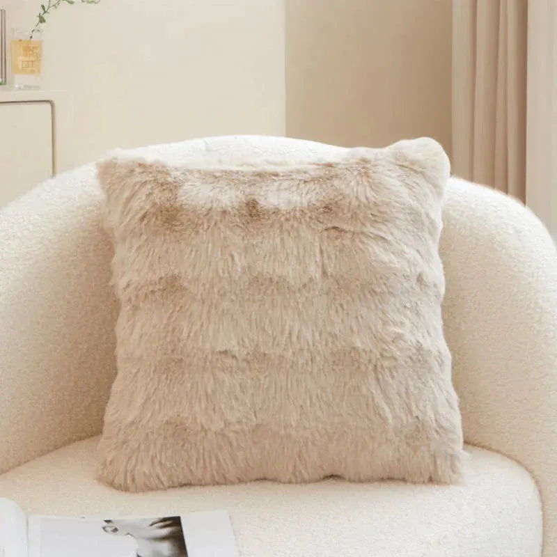 Faux Fur Velvet Pillow Cover
